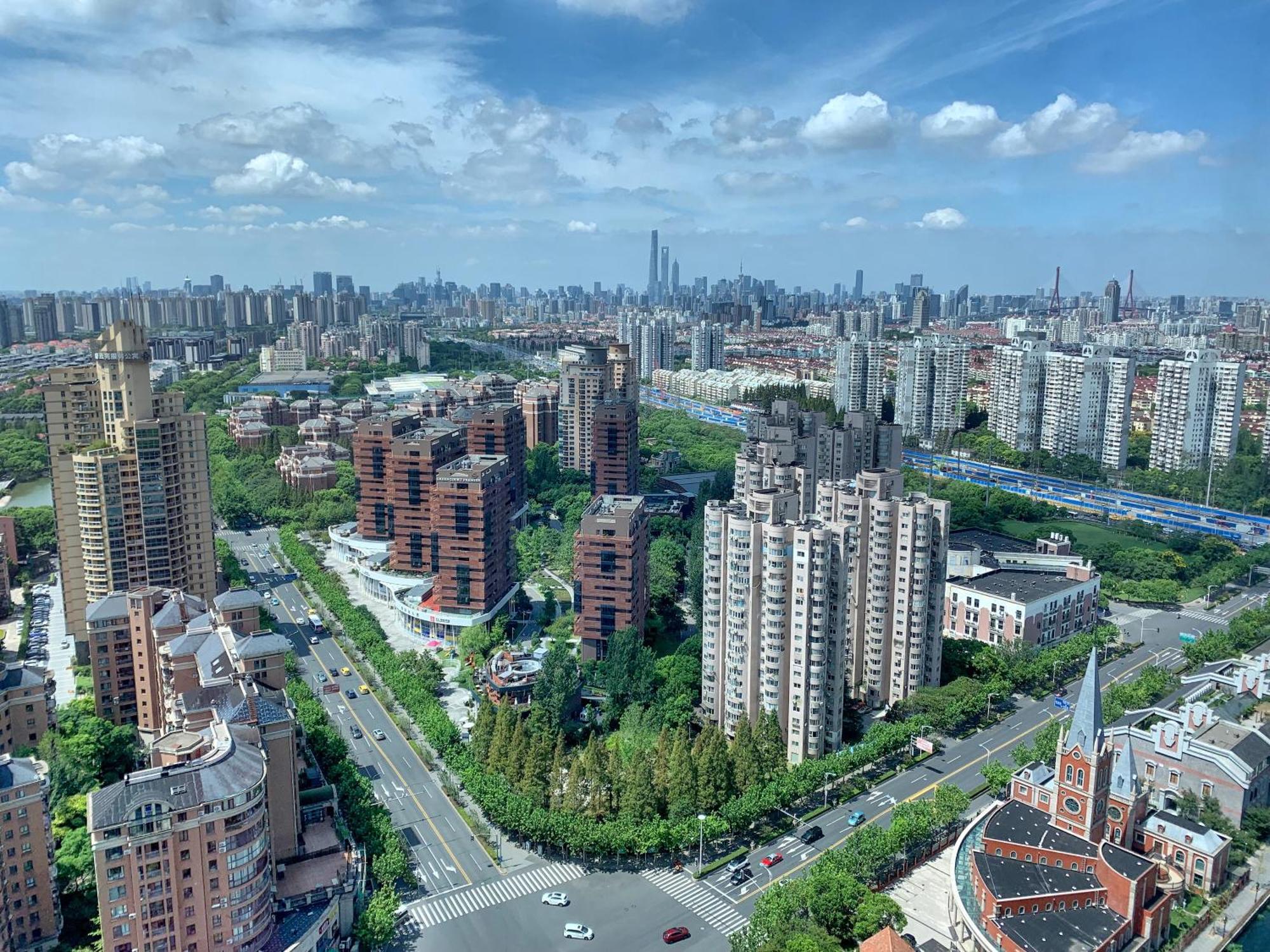 Shanghai Marriott Hotel Pudong East - Only A 30 Minute Drive From Disney Exteriör bild